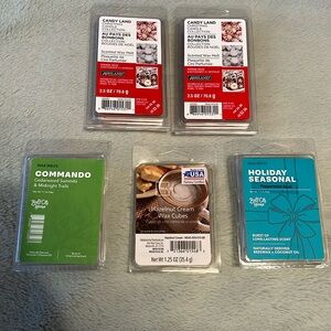 Lot of 5 holiday wax melts